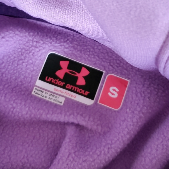 UNDER ARMOUR Lavendar Hoodie - Size S (EUC) - Picture 4 of 8